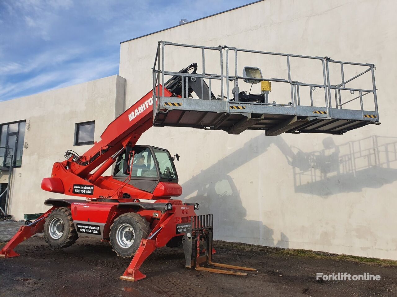 sérült Manitou 1840 MRT Easy (merlo, dieci, jcb, cat, genie) M286 forgó teleszkópos rakodó