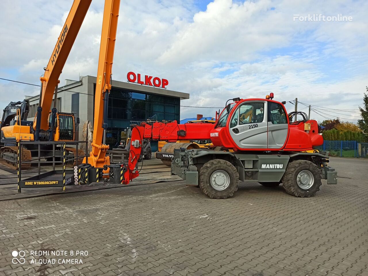 Manitou MRT 2150 Znak CE- ŚWIADECTWO DOZORU TECHNICZNEGO   RATY - KREDYT forgó teleszkópos rakodó